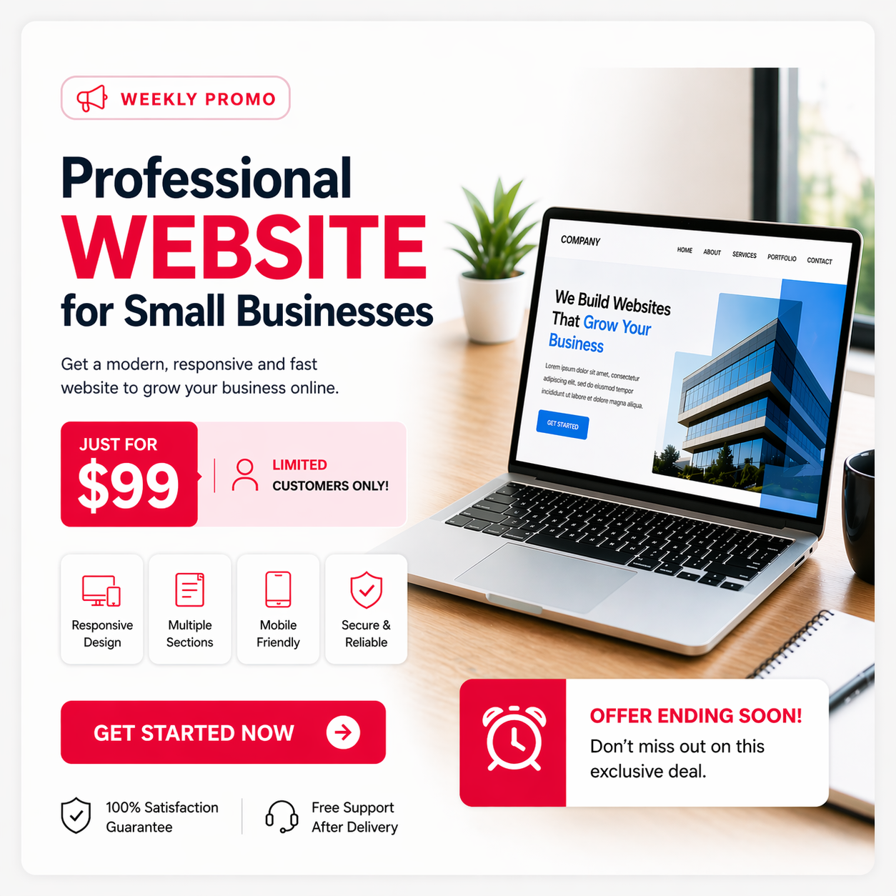 Website Design Promo